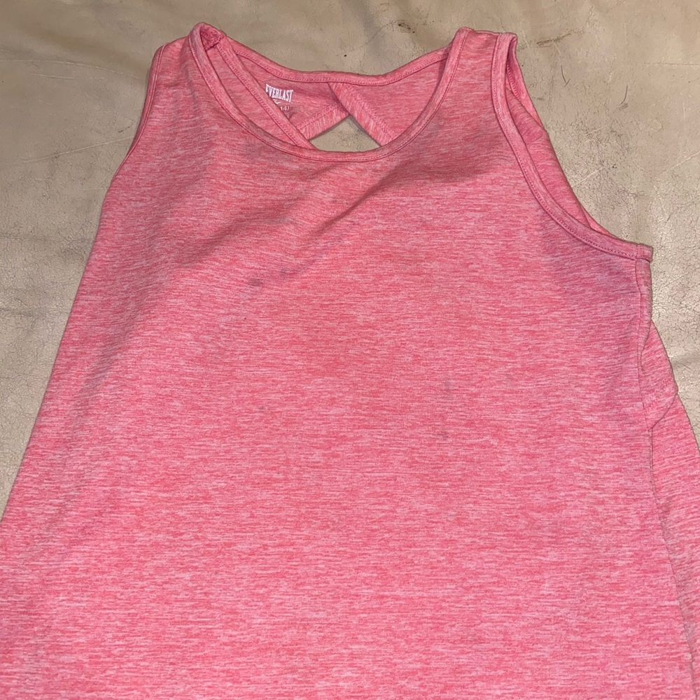 Pink workout top